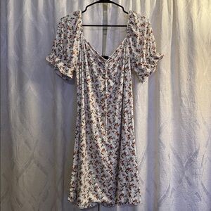 Floral Short Sleeve Dress